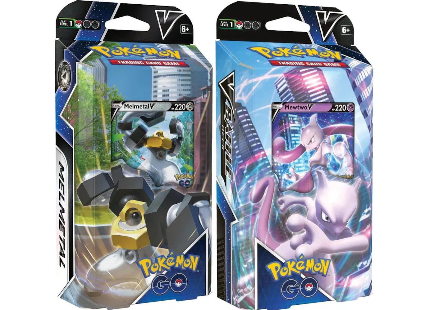 Pokémon TCG Pokémon GO Mewtwo V & Melmetal V Battle Deck 2x Bundle - US